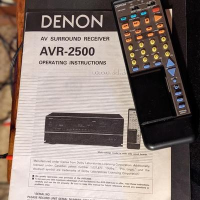 Denon AVR-2500 Surround Receiver with Remote