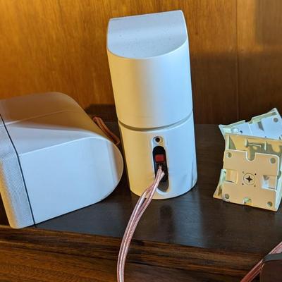 Set of 2 Bose Jewel Double Cube Speakers White