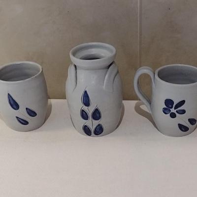 Set of Three Williamsburg Pottery Pieces