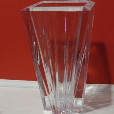 Art Deco Design Lenox Heavy Crystal Vase