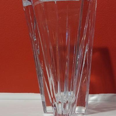 Art Deco Design Lenox Heavy Crystal Vase