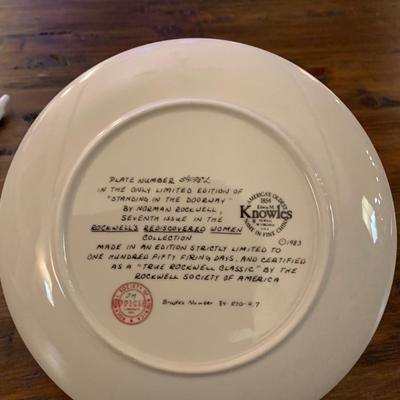 Norman Rockwell plate