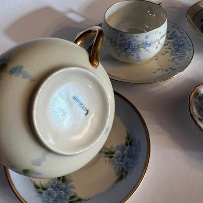 4- Blue Hue China Tea Cups