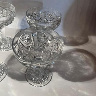 Cut Glass Crystal Sherbets desserts (4)
