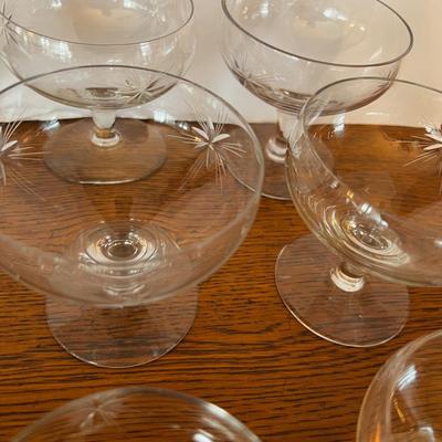 Sherbet Parfait Cups Cut Glass Crystal (120