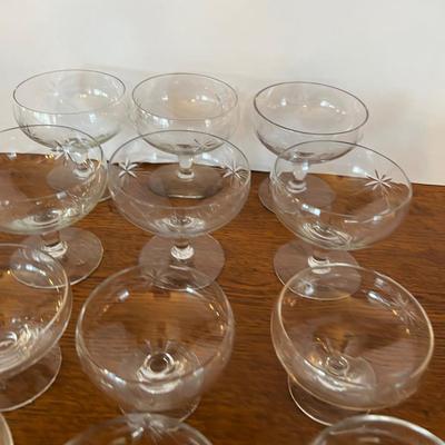 Sherbet Parfait Cups Cut Glass Crystal (120