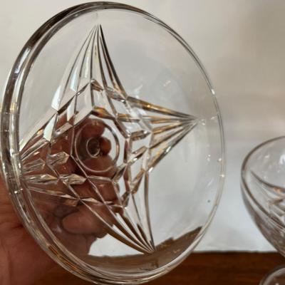 Glass Candy dish Footed w/Lid