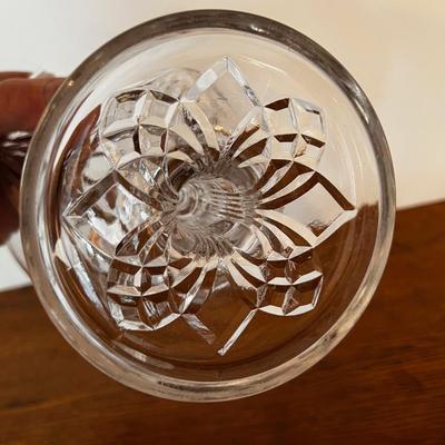 Glass Candy dish Footed w/Lid