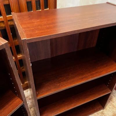 2 - Melamine Bookshelves 