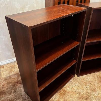 2 - Melamine Bookshelves 