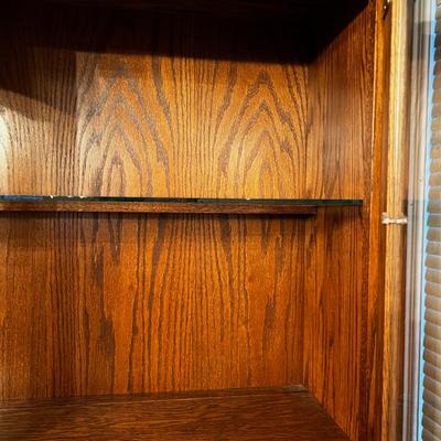 Oak China Cabinet 