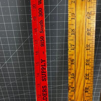 (4) Yard Sticks 