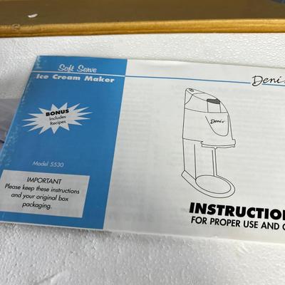 Soft Serve Ice Cream Maker New in Opened Box 