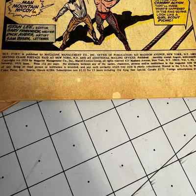 2 Sargent Fury Comics from 1972 