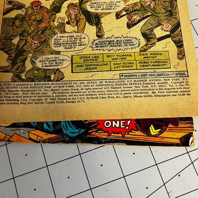 2 Sargent Fury Comics from 1972 