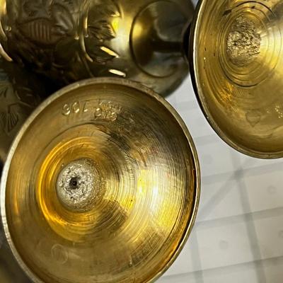 Small Collection of Brass Items