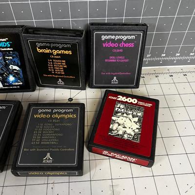 Atari GAMES Vintage: Asteroids, Jr. Pack Man, All the good one! 