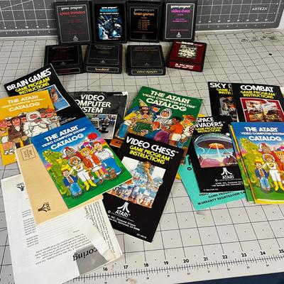 Atari GAMES Vintage: Asteroids, Jr. Pack Man, All the good one! 
