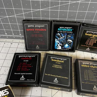 Atari GAMES Vintage: Asteroids, Jr. Pack Man, All the good one! 