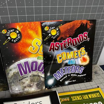 Young Adult Books; Volcano, Spiders, Solar System