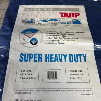 2 NEW in the Package 8 X 10' Tarps 