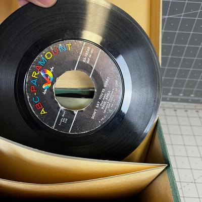Box of 45 Records; A lot of Country 