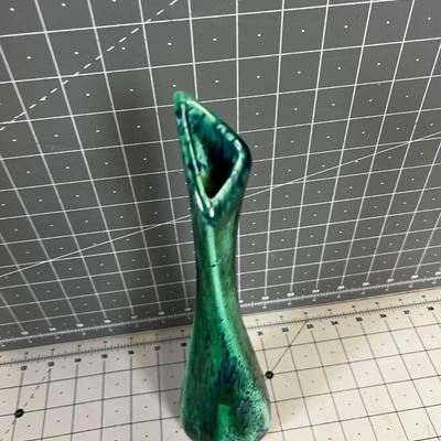 Bud Vase Ceramic, Green 