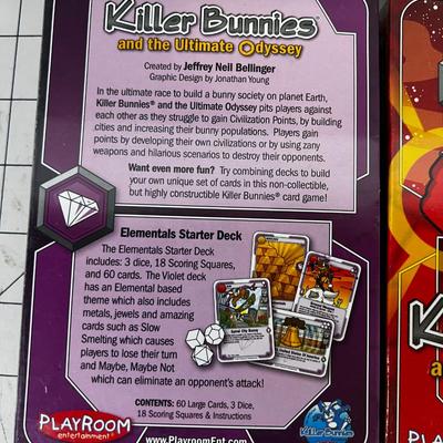 2 Decks of NEW Killer Bunnies