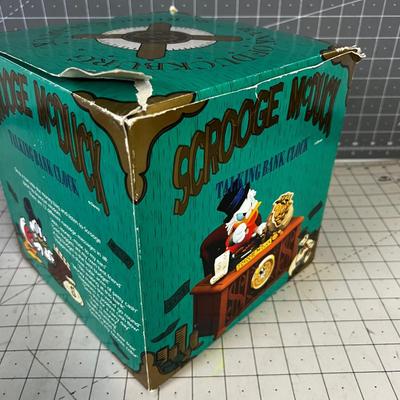 Scrooge McDuck Talk Bank Clock 