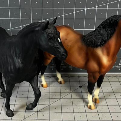 2 Breyers - Black and A Mixed Black and Red