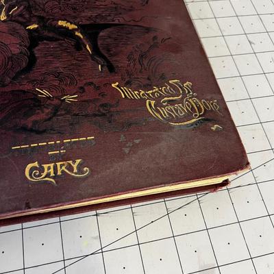 Dante's Inferno Antique Book