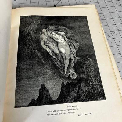 Dante's Inferno Antique Book