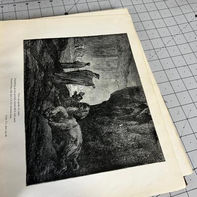 Dante's Inferno Antique Book