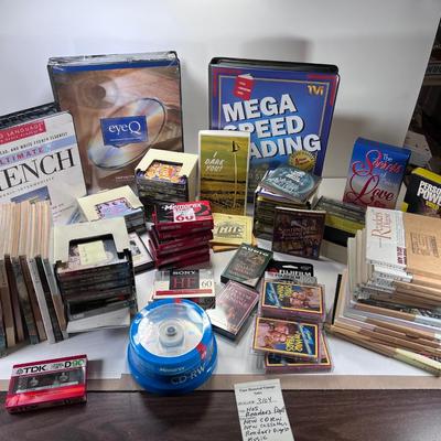Vintage books on Cassette tape VHS CDs Un read reader's digest