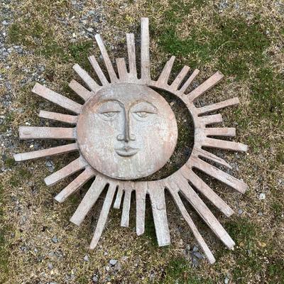 113 Custom Outdoor Metal Retro Sun & Moon Wall Decor