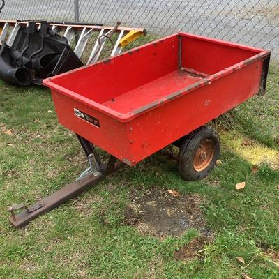 124 Agri-Fab 10cu. ft. Tilt Dump Trailer