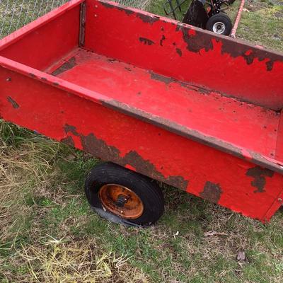 124 Agri-Fab 10cu. ft. Tilt Dump Trailer