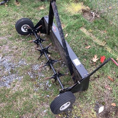 130 Brinly 40" Tow-Behind 6-Spike Plug Lawn Aerator