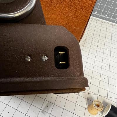 Vintage Weld Seam Feather Weight Sewing Machine 