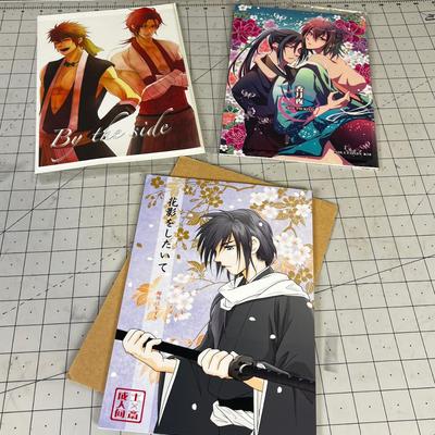 3 Japanese Anime Comics 
