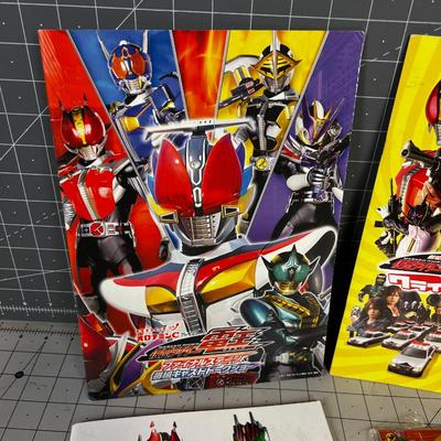 Kamen Rider DEN-O 3 Books + Tokens / Game Pieces