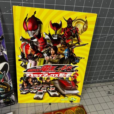 Kamen Rider DEN-O 3 Books + Tokens / Game Pieces