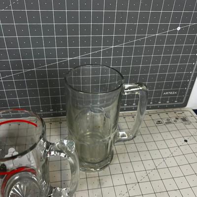 3 Beer Mugs 