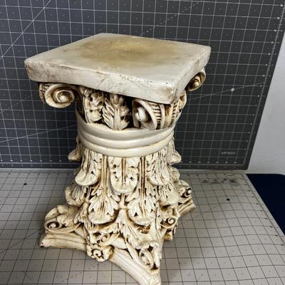 Cherub With and Urn on a Pedestal  