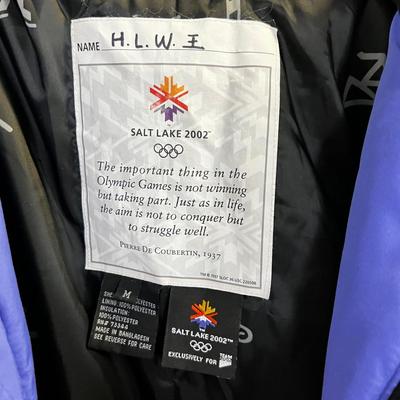 2002 Salt Lake Olympic Jacket Men's Medium NEAT!!! 