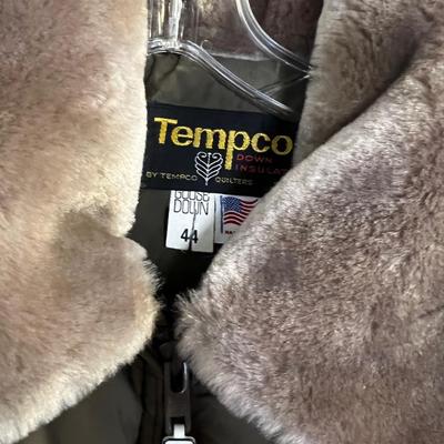 Vintage Down Puffer TEMPCO Mans Jacket