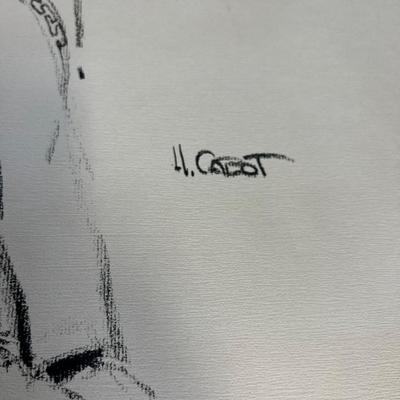 Limited Print By H. Cabot, El Charro, Framed and matted. COOL! 