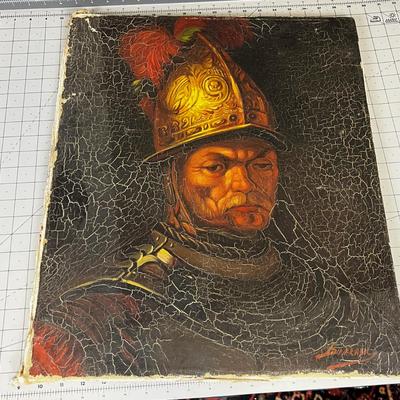 Conquistador Old Painting,