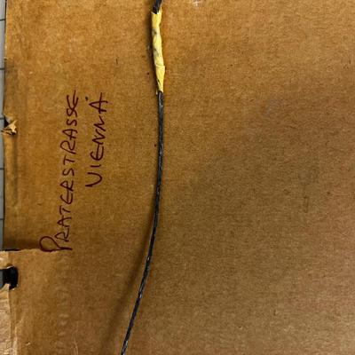 Praterstrasse Vienna Print under Glass 