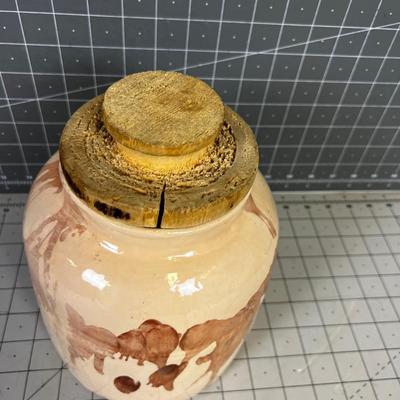 Antique Stoneware Jar Hatch Pottery Parowan Utah